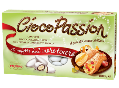 Crispo Confetti Ciocopassion Cannolo Siciliano Senza Glutine (Gluten Free) 1 kg