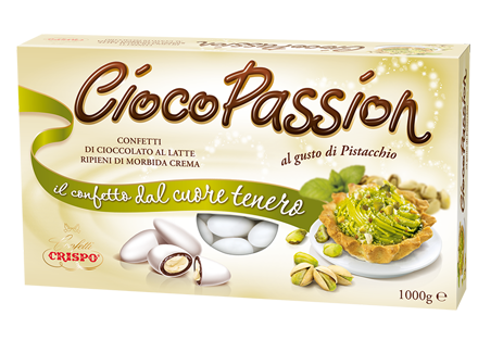 Crispo Confetti Ciocopassion Pistacchio Senza Glutine (Gluten Free) 1 kg