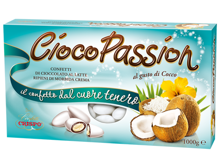 Crispo Confetti Ciocopassion Cocco Senza Glutine (Gluten Free) 1 kg