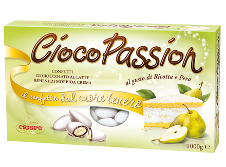Crispo Confetti Ciocopassion Ricotta e Pera Senza Glutine (Gluten Free) 1 Kg