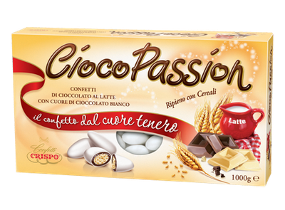 Crispo Confetti Ciocopassion ripieno con cereali 1 kg Crispo Confetti Ciocopassion ripieno con cereali 1 kg