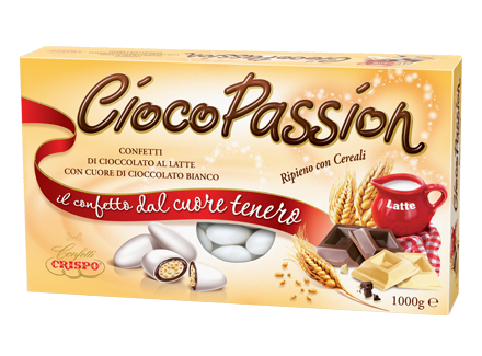 Crispo Confetti Ciocopassion ripieno con cereali  1 kg
