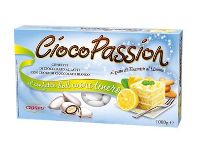 Crispo Confetti Ciocopassion Tiramisù al Limone Senza Glutine (Gluten Free) 1 kg