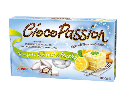 Crispo Confetti Ciocopassion Tiramisù al Limone Senza Glutine (Gluten Free) 1 kg
