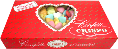 Crispo Confetti Cuoricini Mignon al Cioccolato Colori Assortiti  1 kg