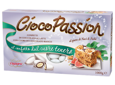 Crispo Confetti Ciocopassion noci e fichi Senza Glutine (Gluten Free) 1 kg Crispo Confetti Ciocopassion noci e fichi Senza Glutine (Gluten Free) 1 kg
