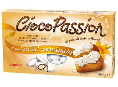 Crispo Confetti Ciocopassion Babà e Panna Senza Glutine (Gluten Free) 1 kg Crispo Confetti Ciocopassion Babà e Panna Senza Glutine (Gluten Free) 1 kg