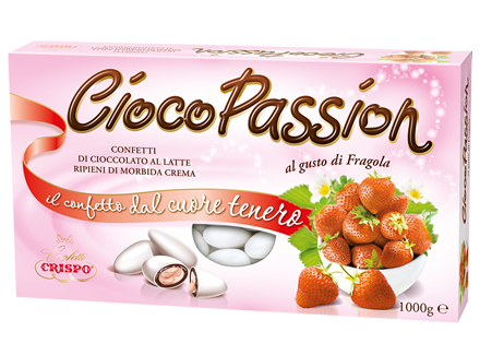 Crispo Confetti Ciocopassion alla Fragola Senza Glutine (Gluten Free) 1 kg