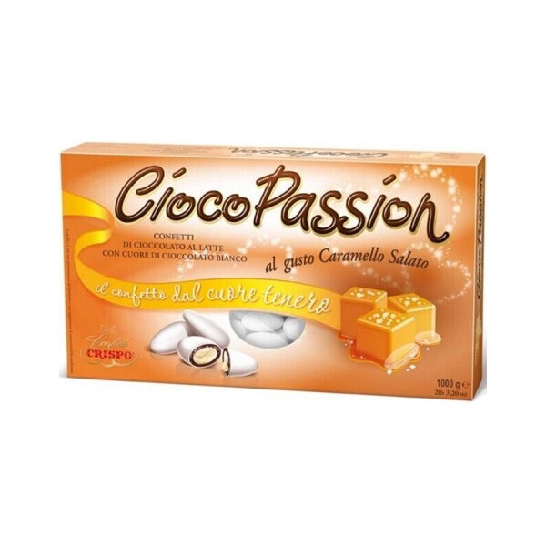 Crispo Confetti Ciocopassion Caramello Salato Senza Glutine (Gluten Free) 1 kg Crispo Confetti Ciocopassion Caramello Salato Senza Glutine (Gluten Free) 1 kg