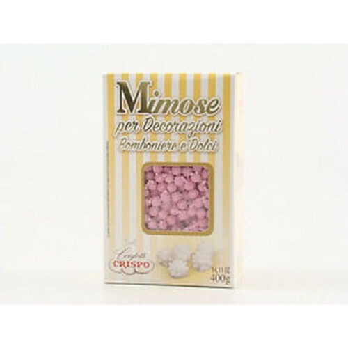 Crispo Praline di Zucchero Mimose Colore Rosa  400 gr