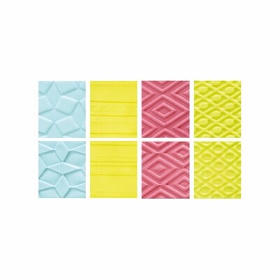 Decora Set 4 Fogli Decorativi Per Pasta Di Zucchero Forme Geometriche Dimensioni cm 21 x 29,7