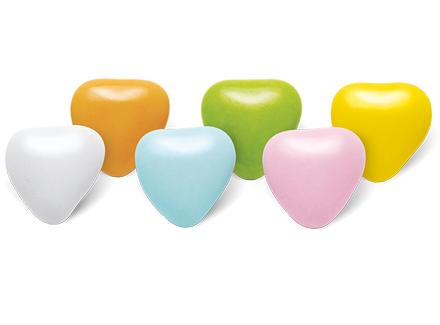 Crispo Confetti Cuoricini Mignon al Cioccolato Colori Assortiti 1 kg