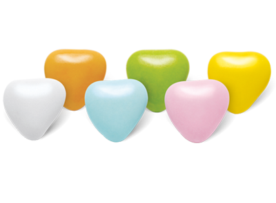 Crispo Confetti Cuoricini Mignon al Cioccolato Colori Assortiti  1 kg