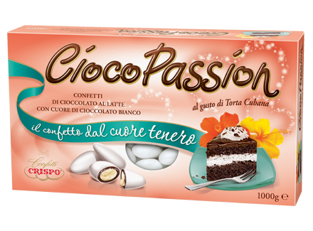 Crispo Confetti Ciocopassion Torta Cubana Senza Glutine (Gluten Free) 1 kg