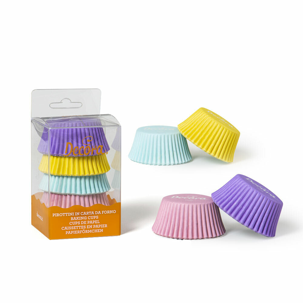 Decora Pirottini Muffin Assortiti Colore Pastello 75 pezzi