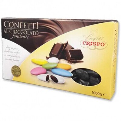 Crispo Confetti Neri al Cioccolato Fondente  kg 1