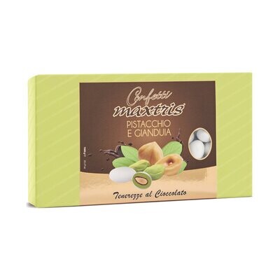 Maxtris Confetti Pistacchio e Gianduia Senza Glutine (Gluten Free) 1 Kg