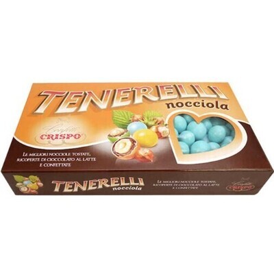 Crispo Confetti Tenerelli alla Nocciola Confetto Celeste Senza Glutine (Gluten Free) 1 kg
