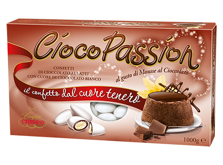 Crispo Confetti Ciocopassion Mousse cioccolato Senza Glutine (Gluten Free) 1 kg Crispo Confetti Ciocopassion Mousse cioccolato Senza Glutine (Gluten Free) 1 kg