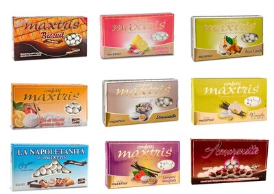 Maxtris Kit Confettata 8 Kg per il tuo Evento! 8 Pacchi a scelta Confetti senza Glutine (Gluten Free) + 50 Conetti e Palettina in Omaggio!