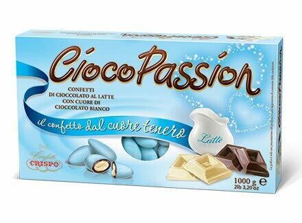 Crispo Confetti Ciocopassion Celeste Senza Glutine (Gluten Free) 1 Kg