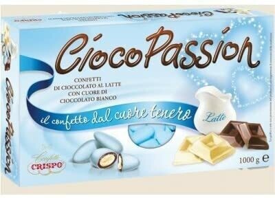 Crispo Confetti Ciocopassion Celeste Senza Glutine (Gluten Free) 1 Kg