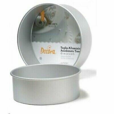 Decora Teglia Professionale Anodizzata Tonda Ø 25 cm x h 10 cm