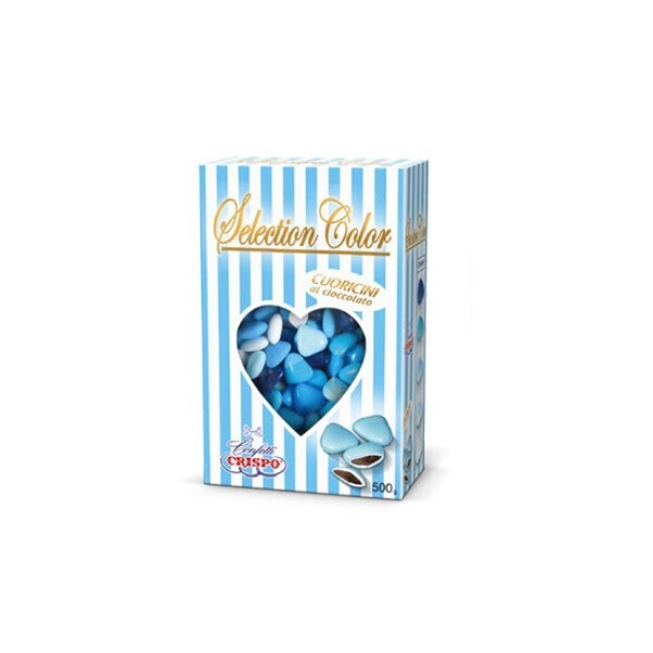Crispo Confetti Selection Color Cuoricini Mignon Celeste 500 gr