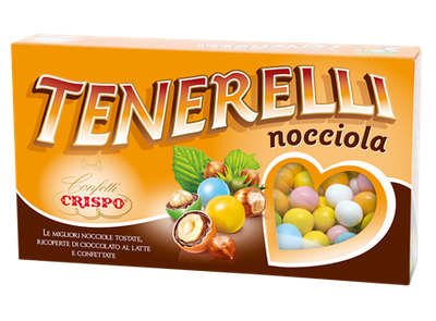 Crispo Confetti Tenerelli alla Nocciola Colori Assortiti Senza Glutine (Gluten Free) 1 kg