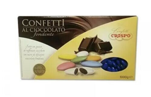 Crispo Confetti Blu' al Cioccolato Fondente kg 1 Crispo Confetti Blu' al Cioccolato Fondente kg 1