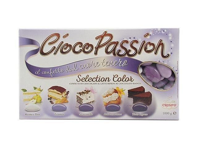 Crispo Confetti Ciocopassion Selection 5 Tonalità di Lilla Senza Glutine (Gluten Free) 1 kg