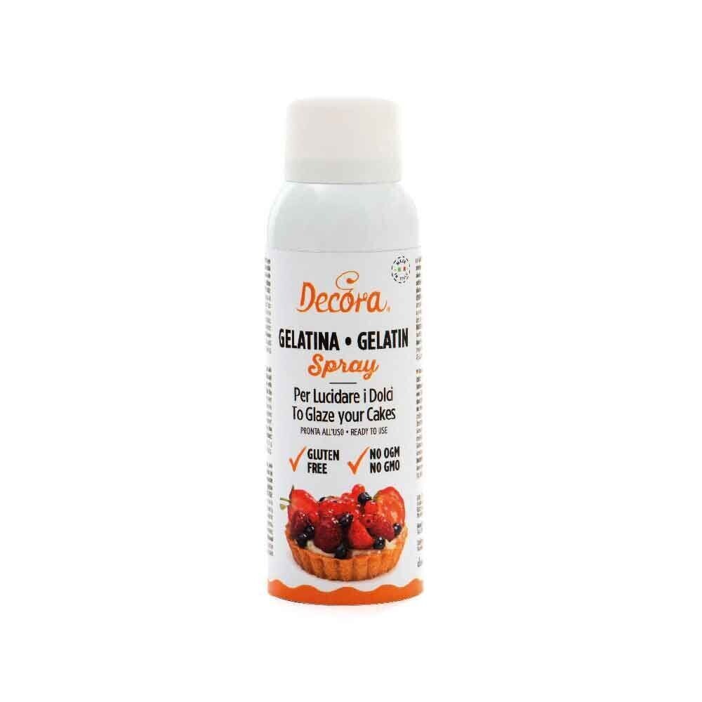 Gelatina Spray Lucidante per Dolci e Crostate di Frutta 125 ml Decora