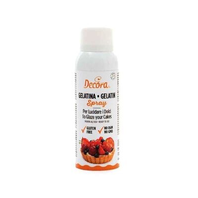 Gelatina Spray Lucidante per Dolci e Crostate di Frutta 125 ml Decora Gelatina Spray Lucidante per Dolci e Crostate di Frutta 125 ml Decora