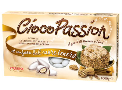 Crispo Confetti Ciocopassion Ricotta e Noci​ Senza Glutine (Gluten Free) 1 kg