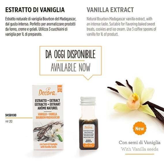 Decora Estratto Naturale Liquido di Vaniglia del Madagascar 20 ml