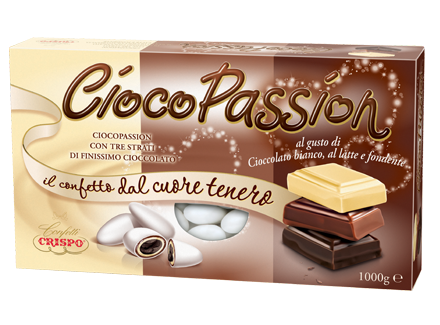 Crispo Confetti Ciocopassion triplo cioccolato 1 kg Crispo Confetti Ciocopassion triplo cioccolato 1 kg