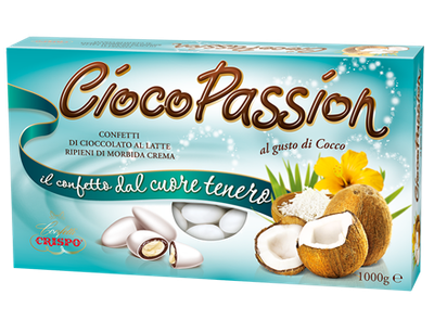 Crispo Confetti Ciocopassion Cocco Senza Glutine (Gluten Free) 1 kg