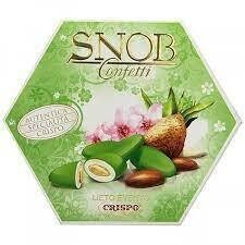 Crispo Confetti Snob Lieto Evento 6 Gusti Assortiti Colore Verde Senza Glutine (Gluten Free) 500 Gr