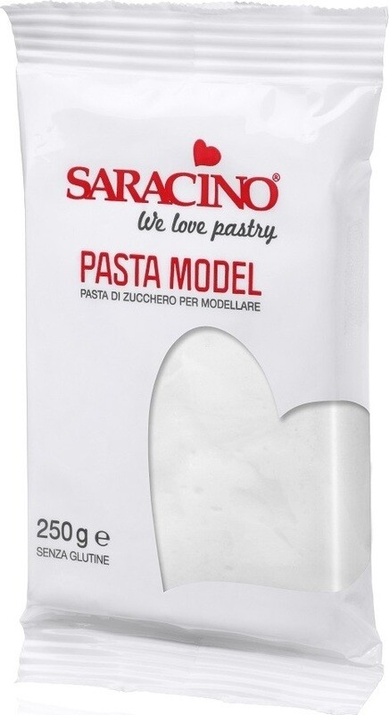 Saracino Pasta di Zucchero Model Bianca 250 Gr