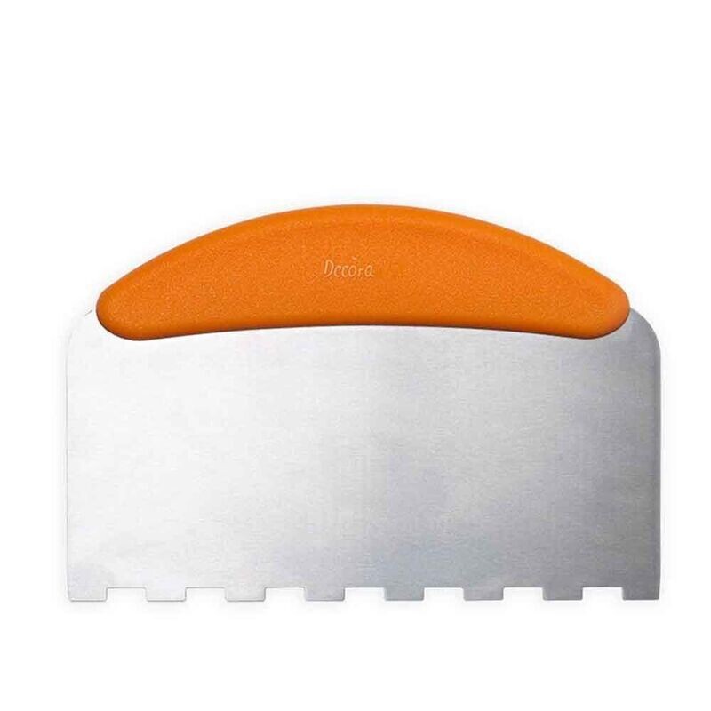 Decora Spatola Decorativa Grande con Lama Dentellata in Acciaio Inox 22,5 x 11 cm Decora Spatola Decorativa Grande con Lama Dentellata in Acciaio Inox 22,5 x 11 cm