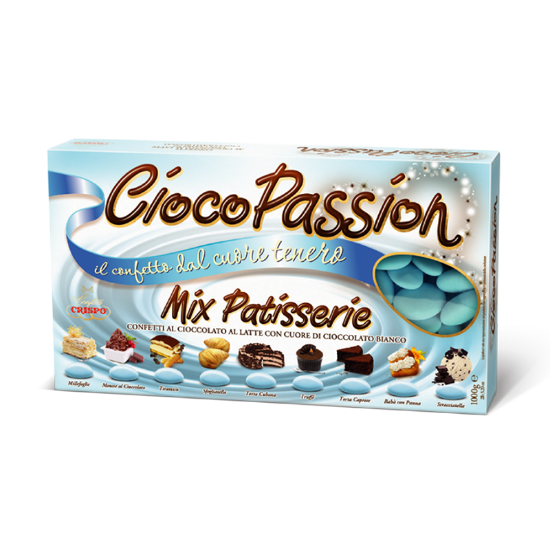 Crispo Confetti Ciocopassion Mix Patisserie Celeste 1 kg 9 gusti assortiti Crispo Confetti Ciocopassion Mix Patisserie Celeste 1 kg 9 gusti assortiti