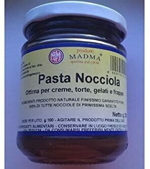 Madma Crema Speciale Pasta Aromatizzante Gusto Nocciola 100 gr