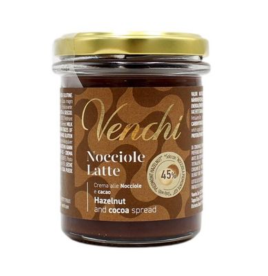 Venchi  Crema Spalmabile Latte e Nocciole 200 Gr