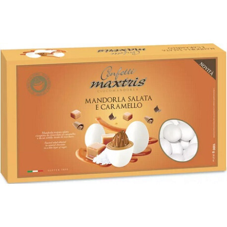 Maxtris Mandorla Salata e Caramello Senza Glutine (Gluten Free) 1 Kg Maxtris Mandorla Salata e Caramello Senza Glutine (Gluten Free) 1 Kg