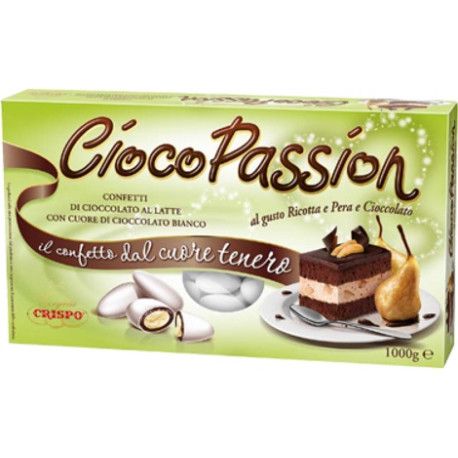 Crispo Confetti Ciocopassion Ricotta  Pera e Cioccolato Senza Glutine (Gluten Free) 1 Kg