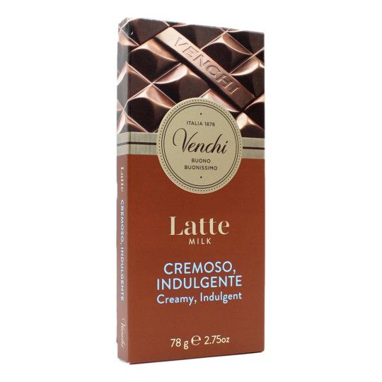 Venchi Tavoletta Latte Cremoso Indulgente Gluteen Free 78 Gr