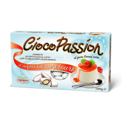 Crispo Confetti Ciocopassion al Gusto Panna Cotta Senza Glutine (Gluten Free) 1 kg