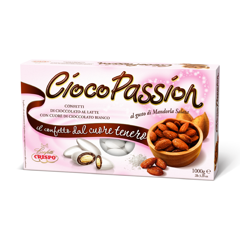 Crispo Confetti Ciocopassion Mandorla Salata Senza Glutine (Gluten Free) 1 kg