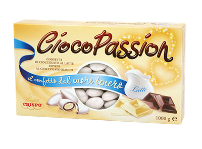 Crispo Confetti Ciocopassion al Cioccolato Bianco Senza Glutine (Gluten Free) 1 kg