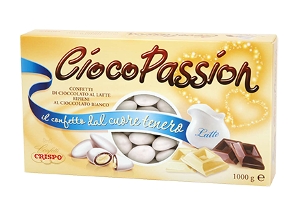 Crispo Confetti Ciocopassion al Cioccolato Bianco Senza Glutine (Gluten Free) 1 kg